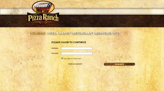 Pizza Ranch Franchisee Site | Please Log In | Pizza Ranch ...