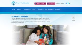 PJ OUR WAY PROGRAM | The Jewish Federation of Sarasota-Manatee