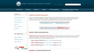 Registration - Pennsylvania Junior Academy of Science