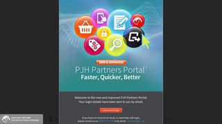 Retrieve your password here - PJH | Partners Portal
