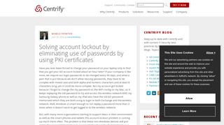 No Passwords-Use PKI Certificates to Prevent Account Lockout