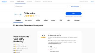 PL Marketing Careers and Employment | Indeed.com