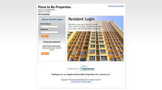 Resident Log-in - Propertyware