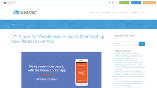 Places for People Leisure launch their exciting new Places Locker App