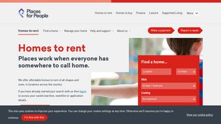 Homes to rent | Places for People
