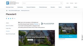 Placester® | www.nar.realtor