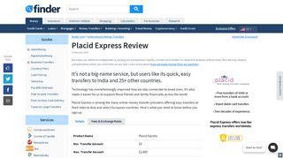 Placid Express money transfer review | finder.com