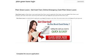 plain green loans login - Google Sites