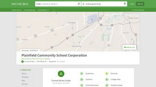 Plainfield Community School Corporation - Indiana - Niche