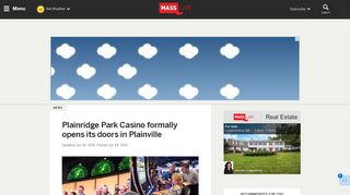 Plainridge Park Casino formally opens its doors in Plainville | masslive ...