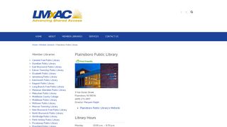 Plainsboro Public Library | Libraries of Middlesex Automation ...