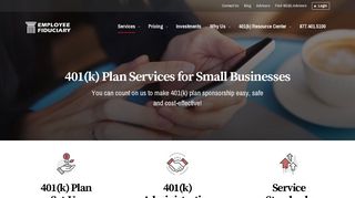 401(k) Plan Services for Small Businesses - Employee Fiduciary