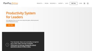 PlanPlus Online: The Productivity System for Leaders