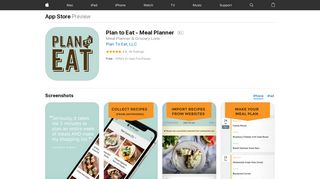 Plan to Eat - Meal Planner on the App Store - iTunes - Apple