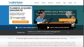 Agile Work Innovation | Planbox Innovation Management Software