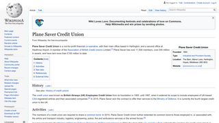 Plane Saver Credit Union - Wikipedia