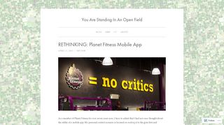 RETHINKING: Planet Fitness Mobile App | You Are Standing In An ...