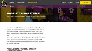Work at Planet Fitness | Planet Fitness