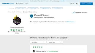 Top 939 Reviews and Complaints about Planet Fitness
