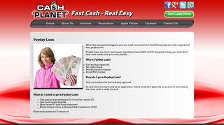 Payday Loan - Cash Planet