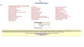 Sign In to MLS Advantage