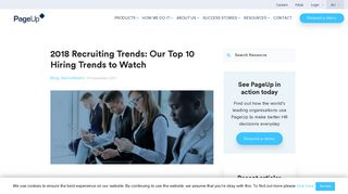 2018 Recruiting Trends: Our Top 10 Hiring Trends to Watch - PageUp
