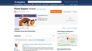Planet Sappho Reviews - 4 Reviews of Planetsappho.com | Sitejabber