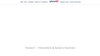 planetRE Transact | Best in Class Transaction Management on Cloud