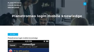 Planetromeo login mobile knowledge. - takomi.com
