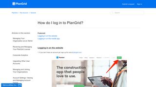 How do I log in to PlanGrid? – PlanGrid