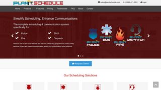 PlanIt: Online Scheduling Software for Public Safety