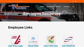 Employee Resources - Alert Ambulance Service, Inc.