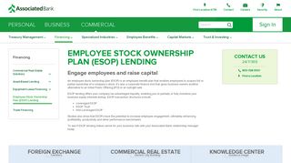 Employee Stock Ownership Plan (ESOP) Lending - Associated Bank