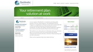 PlanMember Services 401(k) Plan Home