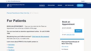 For Patients | Planned Parenthood of New York City