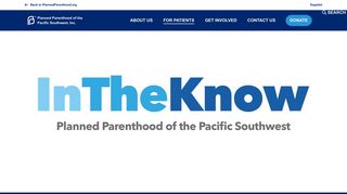 Info For Patients | Planned Parenthood of the Pacific Southwest, Inc.