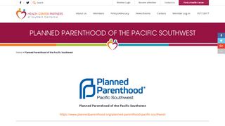 Planned Parenthood of the Pacific Southwest | Health Center Partners ...