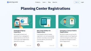 Planning Center Registrations | Planning Center
