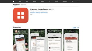 Planning Center Resources on the App Store - iTunes - Apple