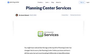 Planning Center Services | Planning Center