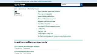 Planning Inspectorate - GOV.UK