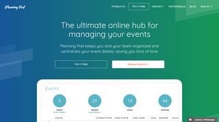 Planning Pod: Online Event Management Software & Venue Software