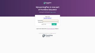 Frontline Education - My Learning Plan