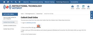 Outlook Email / Outlook from the Web - Plano ISD