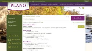 Water Billing | Plano, IL - Official Website