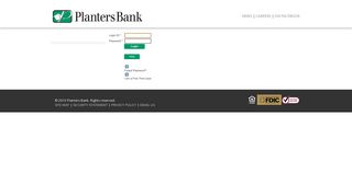 first time login - Planters Bank