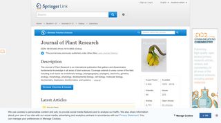 Journal of Plant Research - Springer
