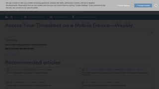 Access Your Timesheet on a Mobile Device—Weekly - Planview ...