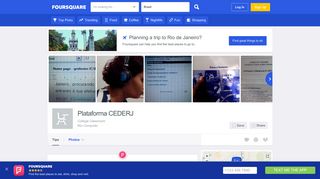 Plataforma CEDERJ - College Classroom - Foursquare