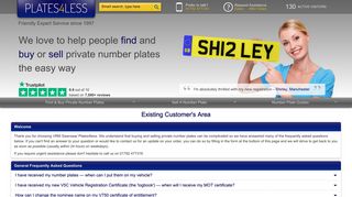 Private Number Plates from Plates4less | DVLA Personalised ...